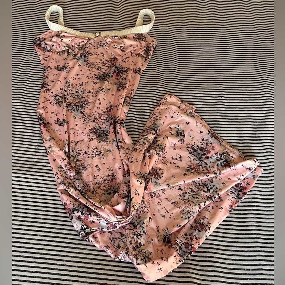 Floral Bodycon Pink Dress NWT